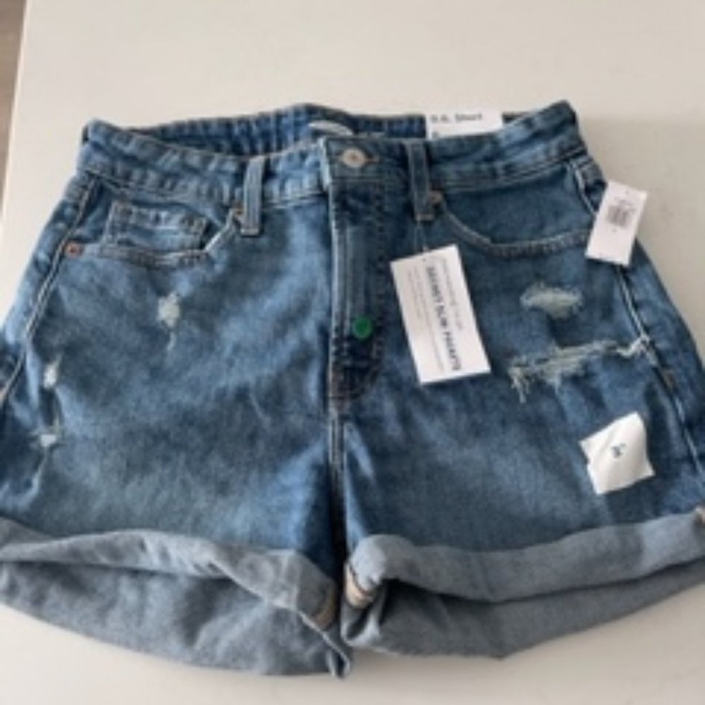 Denim shorts